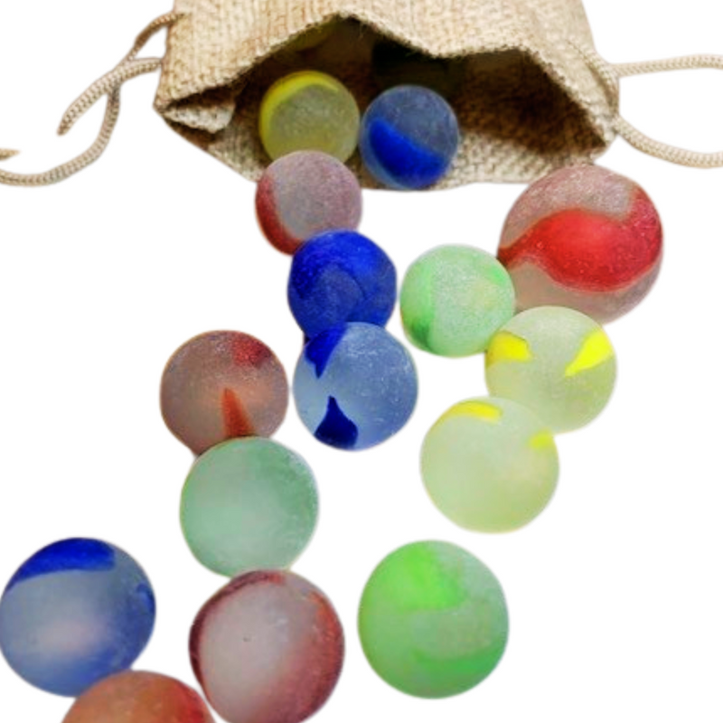 Mojos Party Bag Of 20 Frosted Marbles