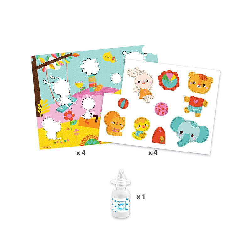Djeco Collage for Toddlers - The Day