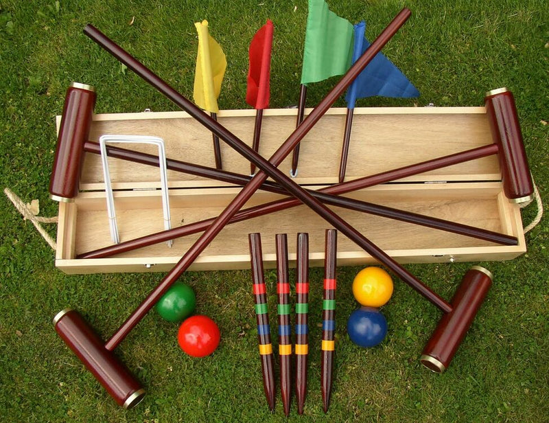 Traditional Garden Games - Royal York Boxed Croquet Set - 004