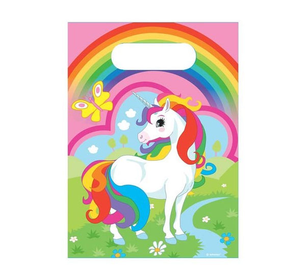 Rainbow Unicorn Party Bags (Pack of 8)
