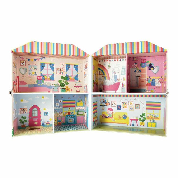 Floss & Rock Rainbow Fairy Play House with Wooden Pieces