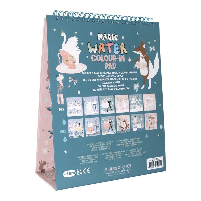 Floss & Rock Magic Colour Changing Watercard Easel and Pen - Enchanted