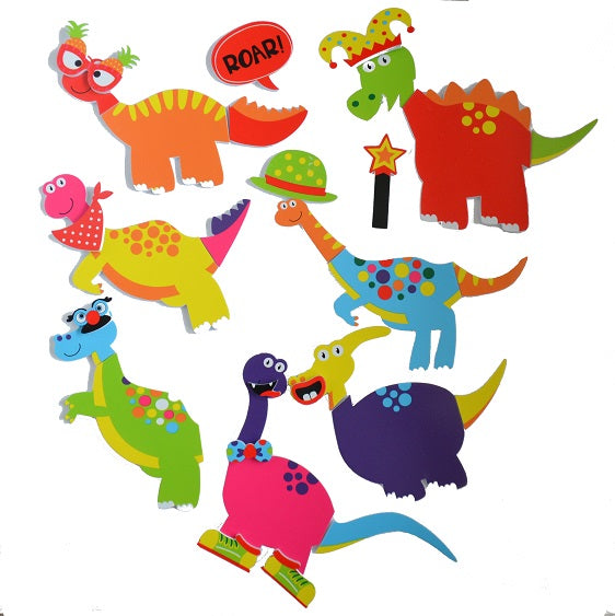 Buddy & Barney Bath Time Stickers - Weird and Wonderful Dinosaurs
