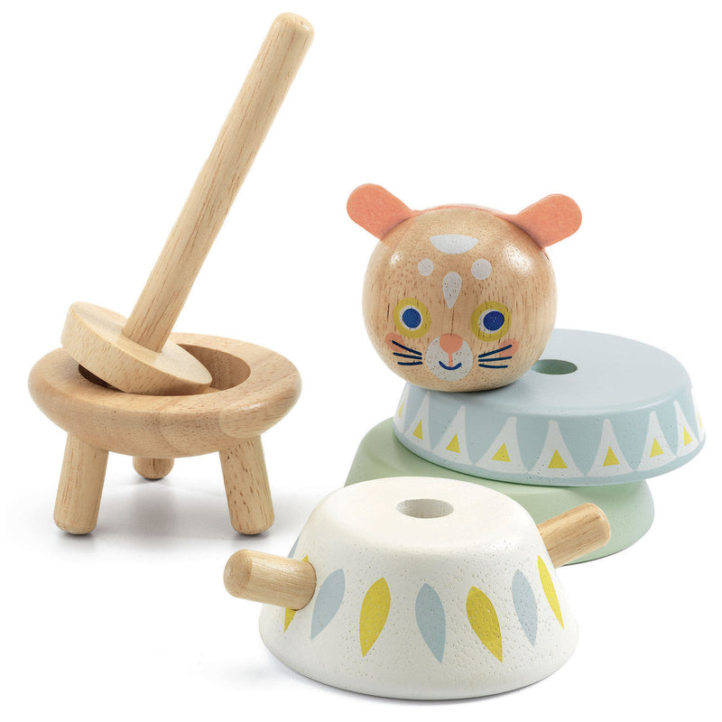 Djeco BabySouri Wooden Stacking Toy