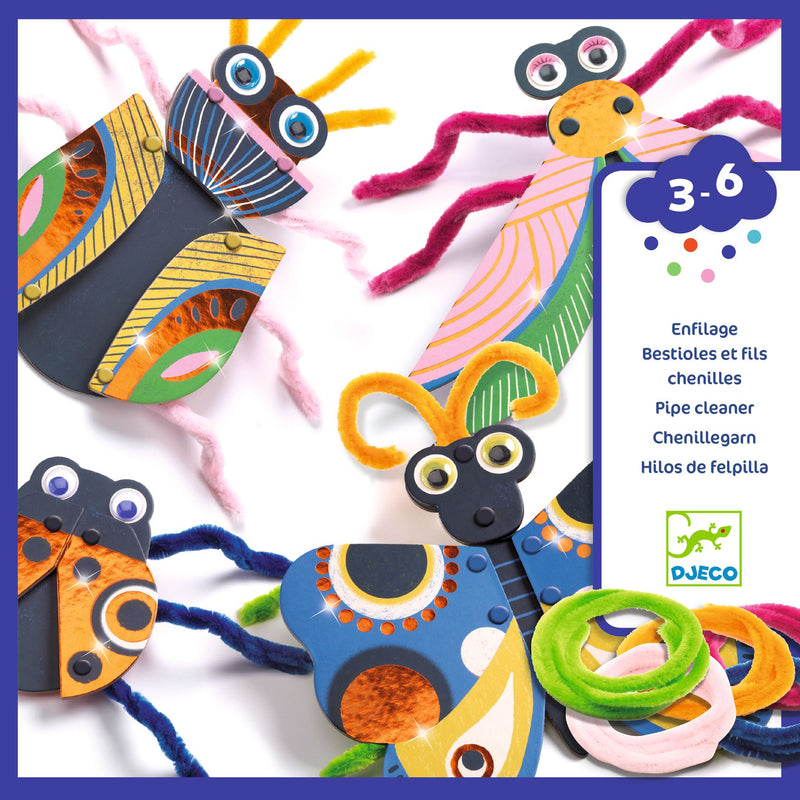 Djeco Threading Kit - Pipe Cleaner Critters