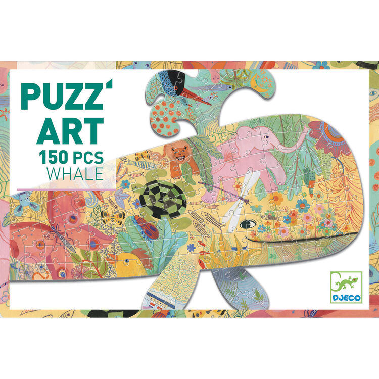 Djeco Puzzart 150 Piece Puzzle - Whale