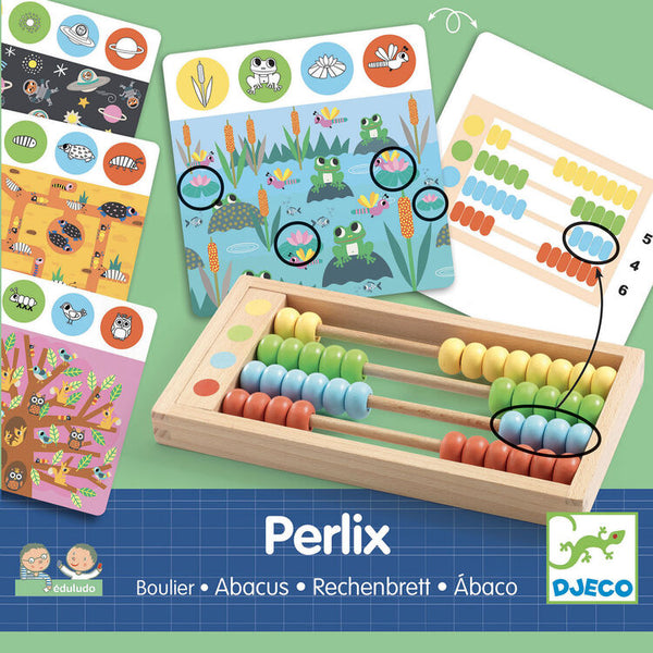 Djeco Perlix Wooden Abacus Game