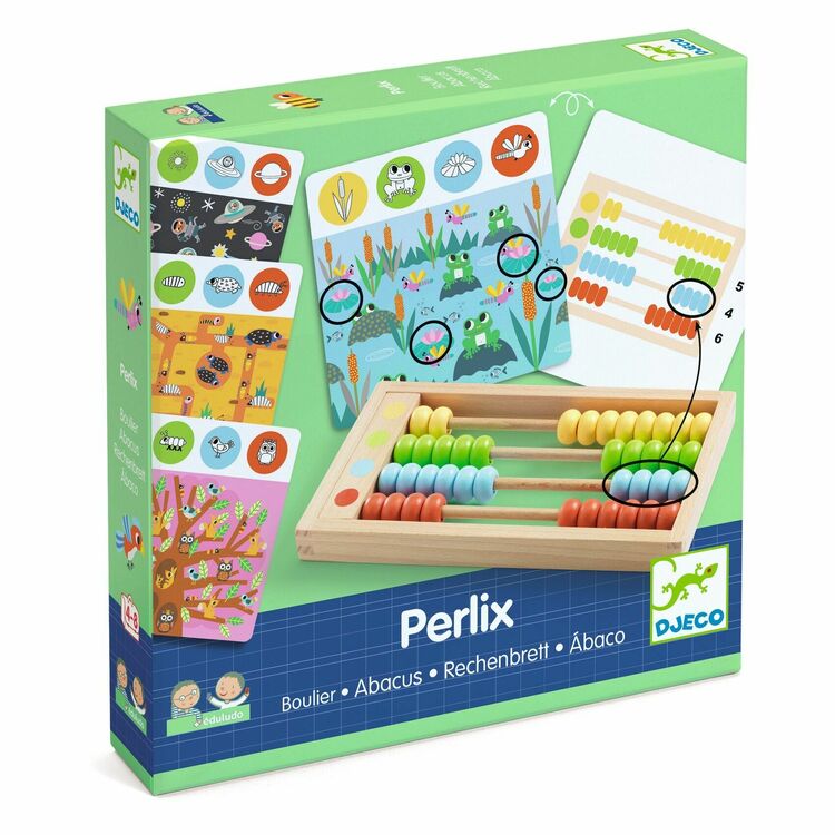 Djeco Perlix Wooden Abacus Game