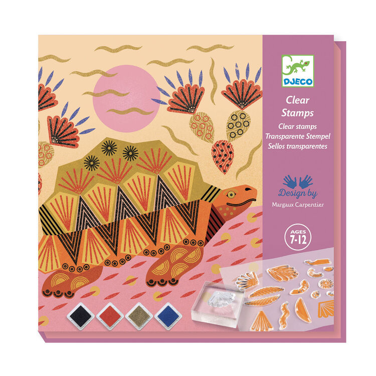 Djeco Stamp Set - Patterns & Animals