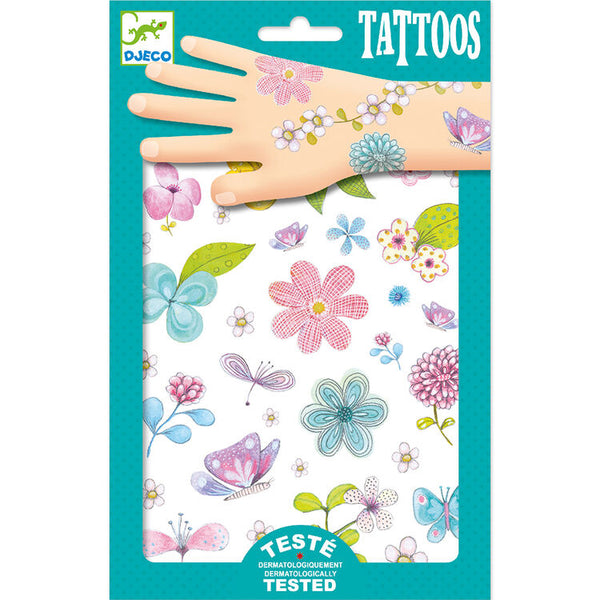 Djeco Temporary Tattoos - Flowers of the Fields