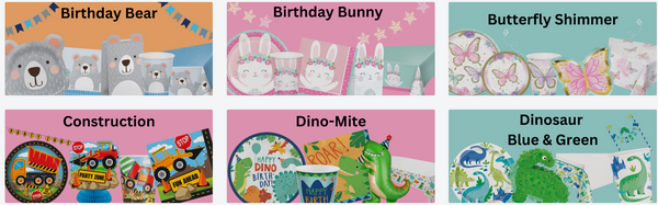Planning a party for your little one?  Find everything you need right here, and at a great price
