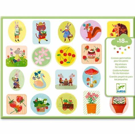 Djeco Big Stickers - For Toddlers