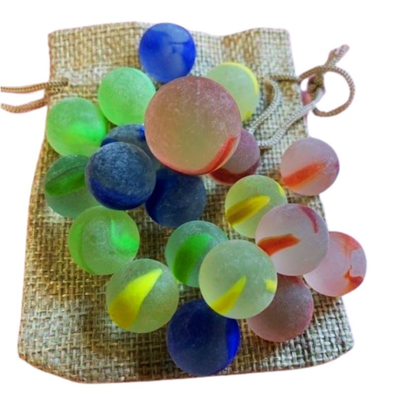 Mojos Party Bag Of 20 Frosted Marbles