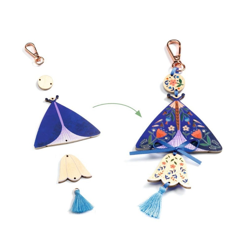 Djeco Do It Yourself - Butterfly Bag Charms