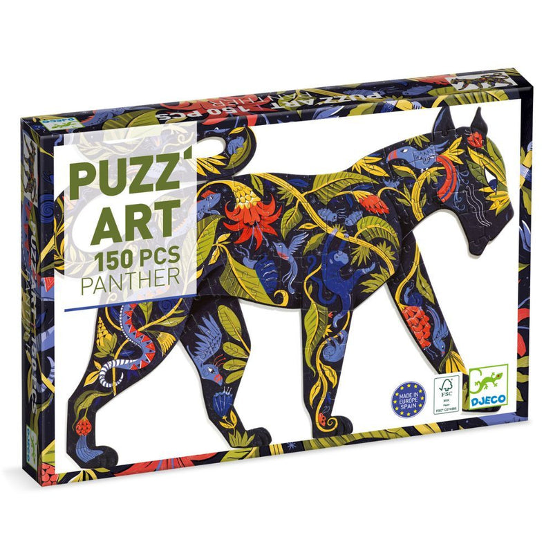 Djeco Puzzart 150 Piece Puzzle - Panther