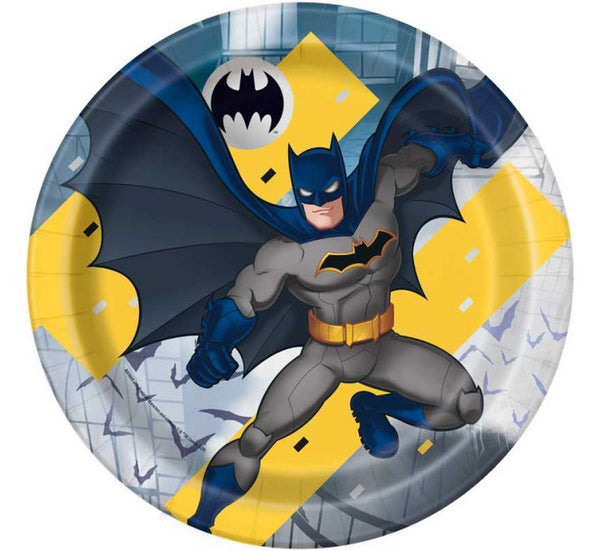Batman Round Paper Plates 9" (Pack of 8)