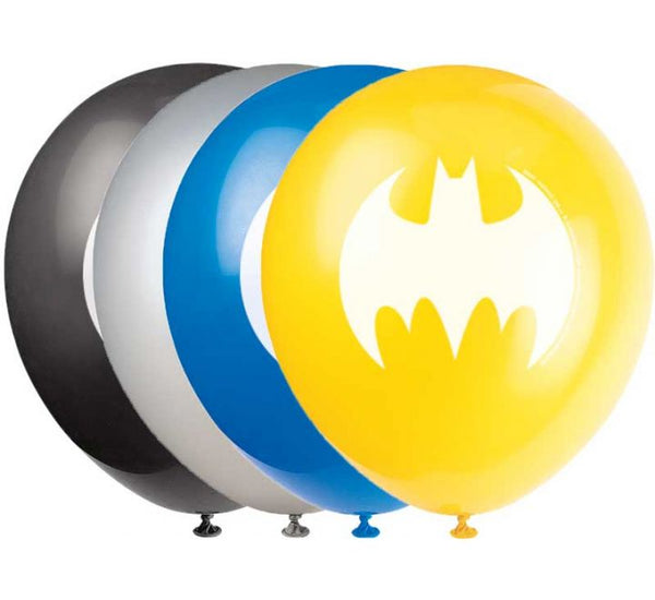 Batman Birthday Balloons 12" (Pack of 8)