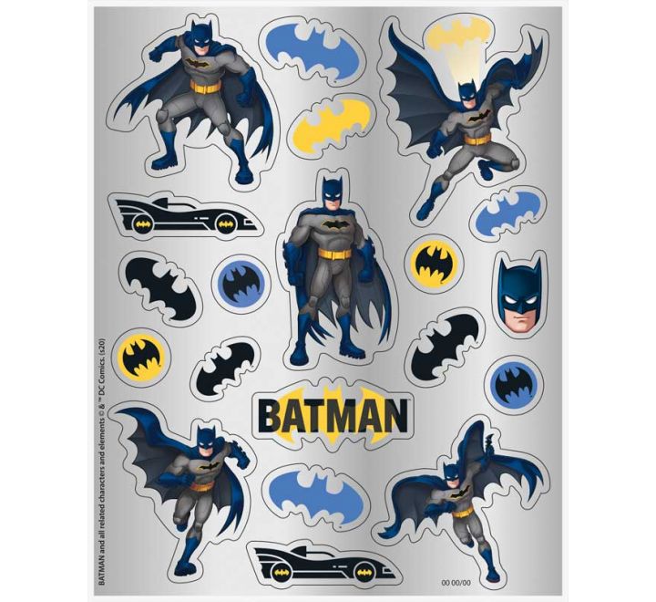 Batman 4PC Sticker Sheet