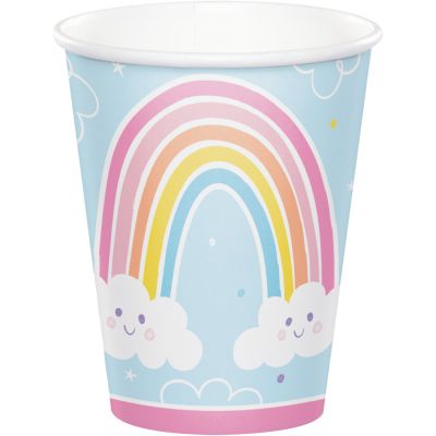 Happy Rainbow Paper Cups (Pack of 8)