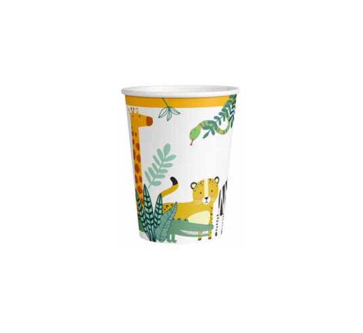 Get Wild Paper Cups (Pack of 8)