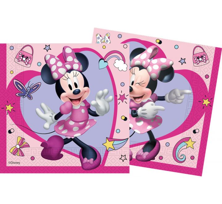 Minnie Mouse Paper Party Napkins (Pk 20)
