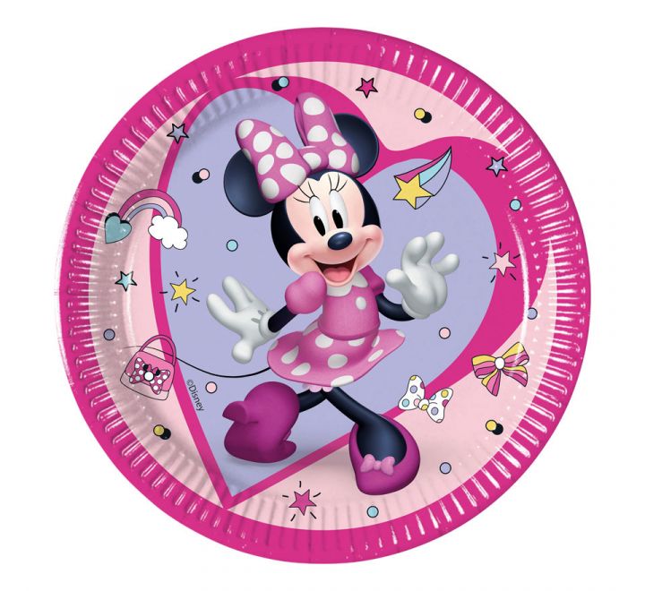 Minnie Mouse Round Paper Plates 7" (Pack of 8)