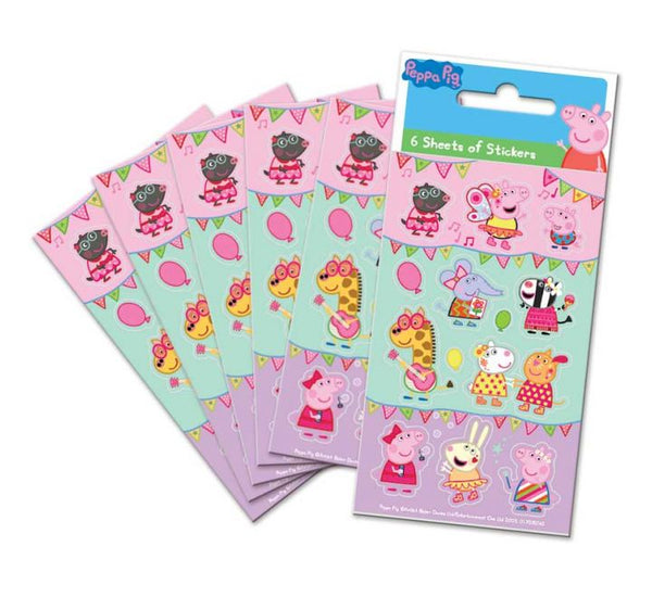 Peppa Pig Carnival Party Stickers