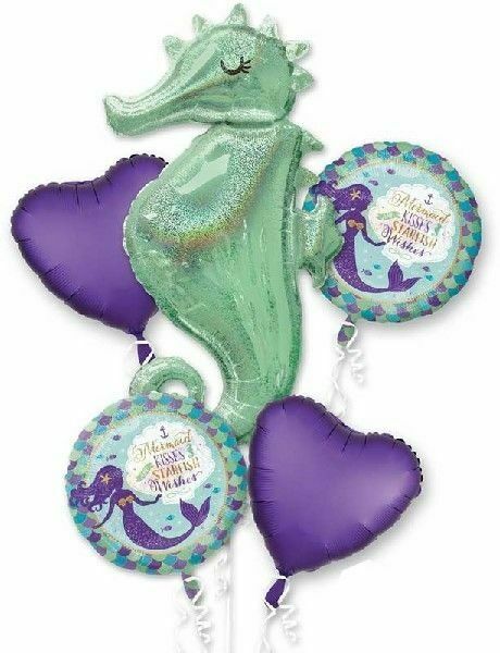 Mermaid Wishes Balloon Bouquet (5 Pieces)