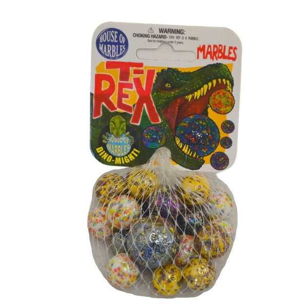 House of Marbles T-Rex Bag of Marbles