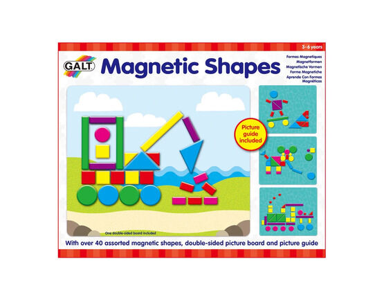galt toys magnetic shapes picture board set