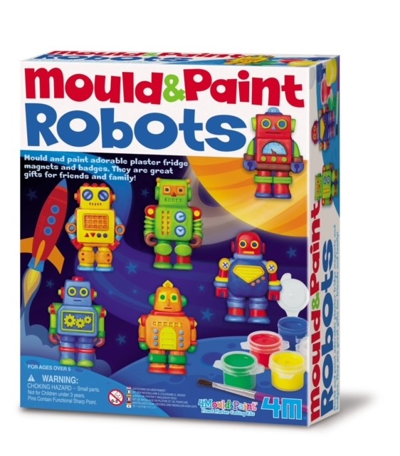 4M Mould & Paint Kit Robots