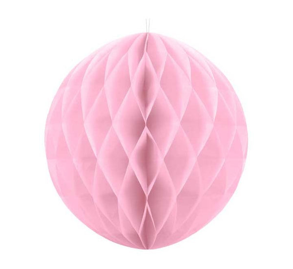 30cm Honeycomb Ball Decoration - Light Pink