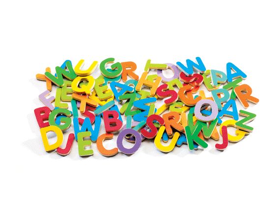 Djeco Wooden Magnetic Letters