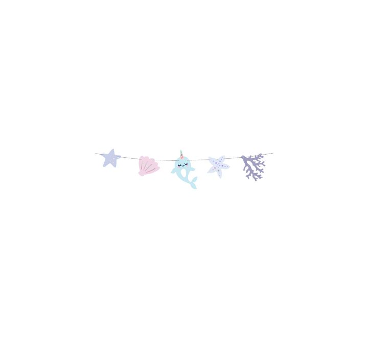 Narwhal Under the Sea Garland 2M