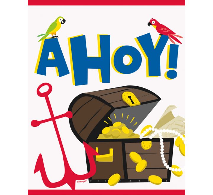 Ahoy Pirate Party Bags (Pack of 8)