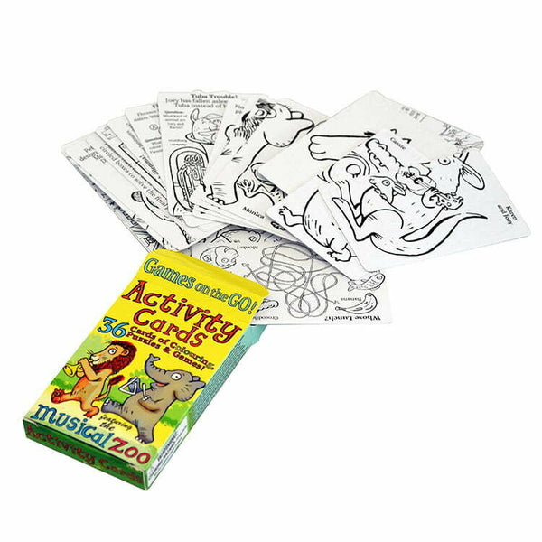 House of Marbles Musical Zoo Activity Cards Set