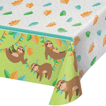 Sloth Party Table Cover (54" x 84")