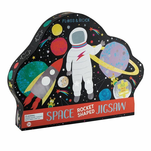 Floss & Rock 80 Piece Shaped Puzzle - Space