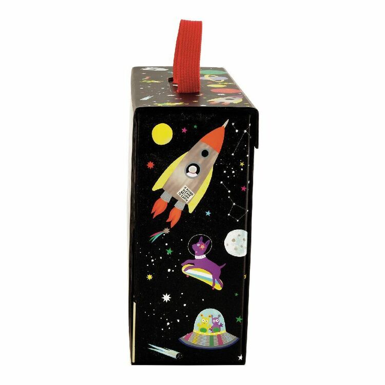 Floss & Rock Play Box with Wooden Pieces - Space