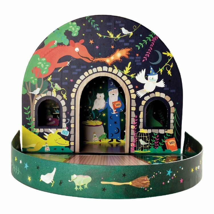 Floss and Rock Play Box with Wooden Pieces - Spellbound