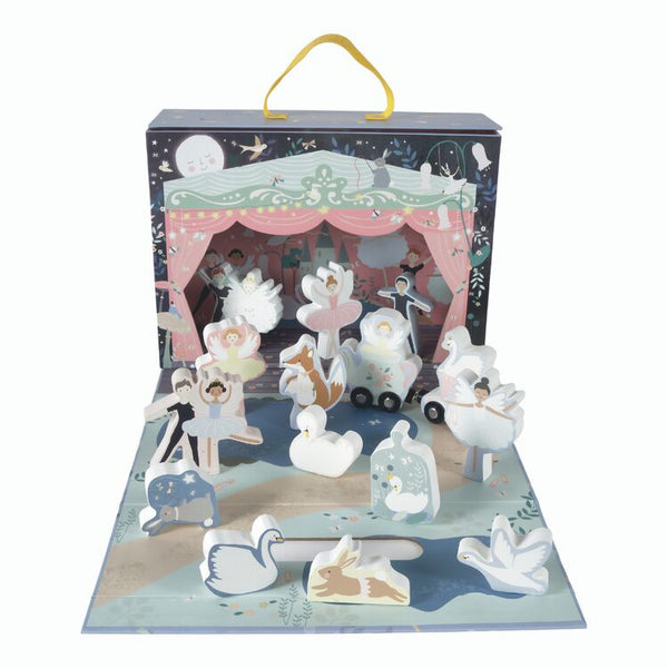 Floss & Rock Play Box with Wooden Pieces - Enchanted Ballet