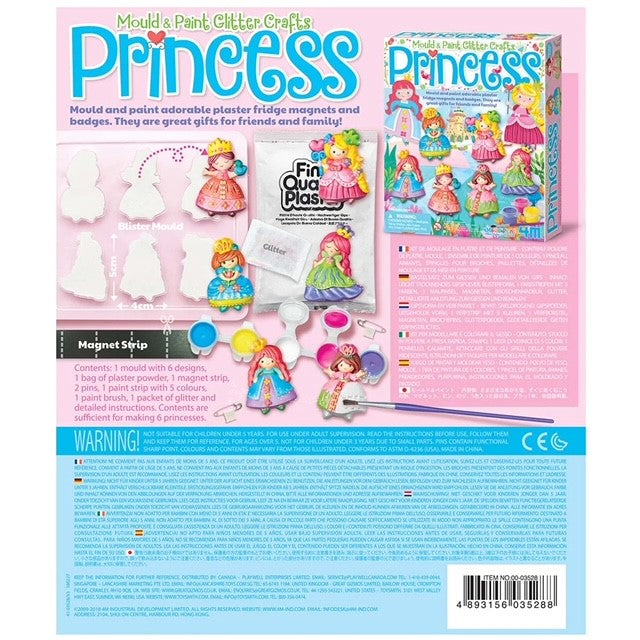 4M Mould & Paint Kit Glitter Princess
