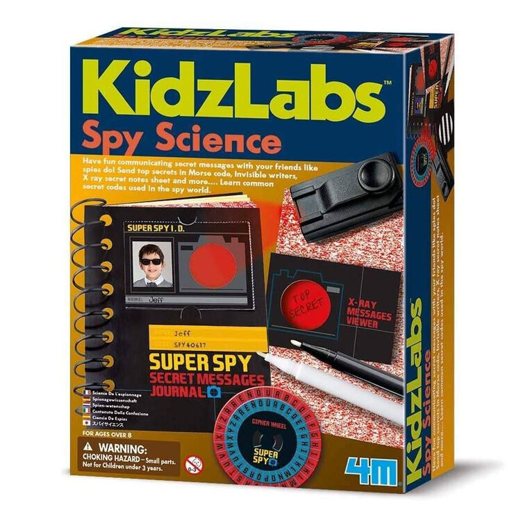 4M Kidz Labs Spy Science Secret Message Kit