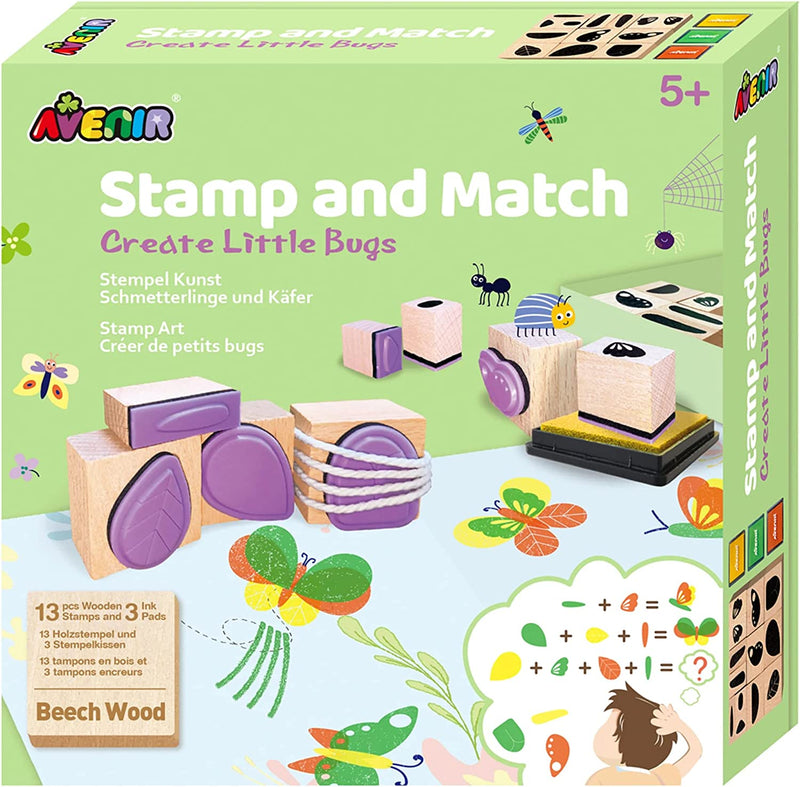 Avenir Stamp and Match Little Bugs