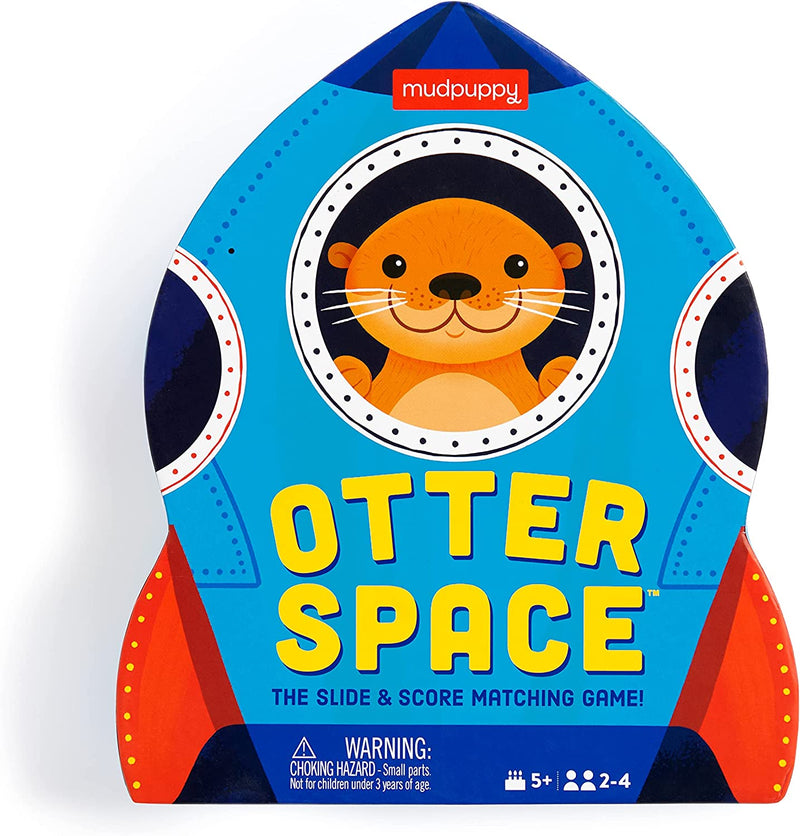 Mudpuppy Otter Space Shaped Box Game