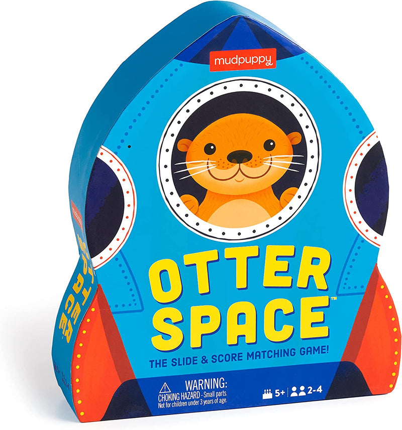 Mudpuppy Otter Space Shaped Box Game