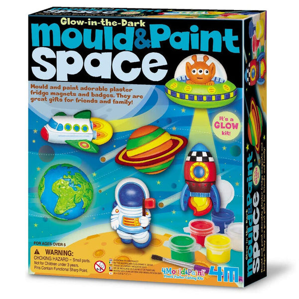 4M Mould & Paint Kit - Glow in the Dark Space