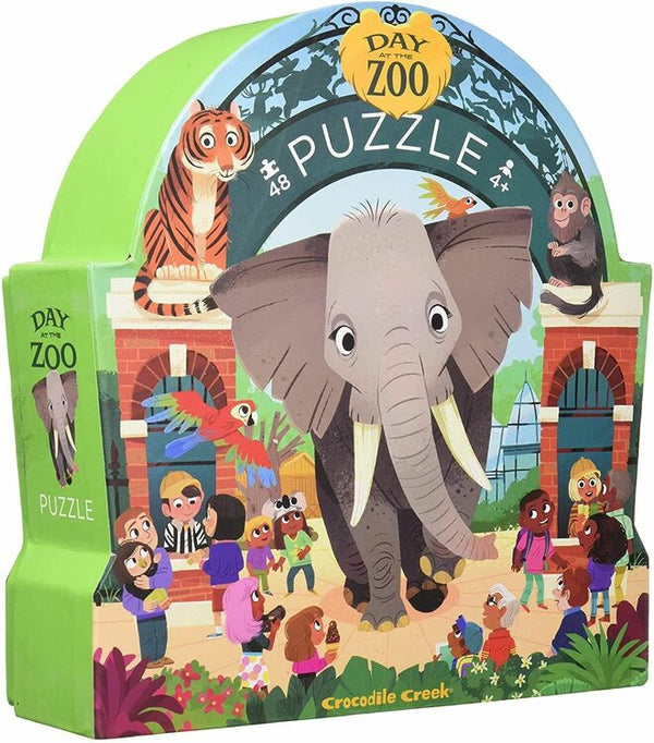Crocodile Creek Day at the Zoo 48 Piece Puzzle
