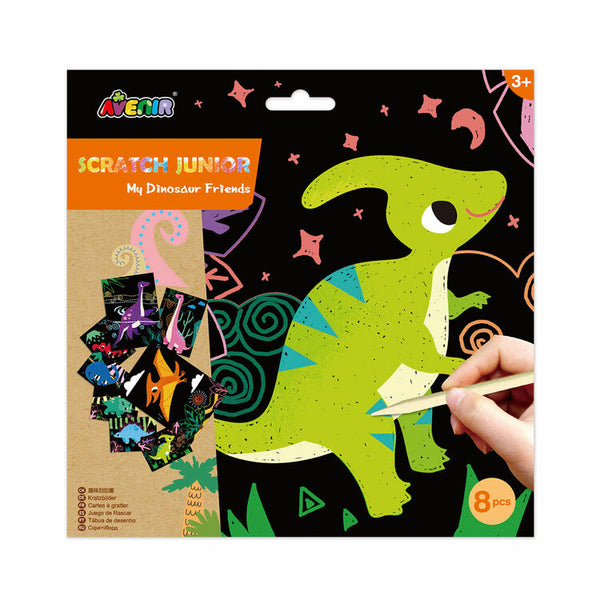 Avenir Scratch Junior Art Set - My Dinosaur Friends