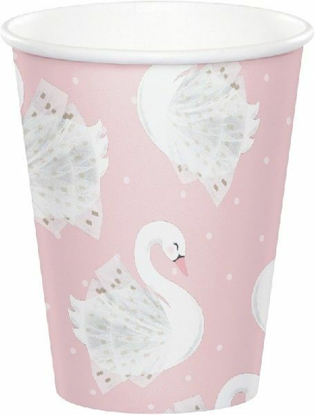 Stylish Swan Paper Cups (Pack of 8)